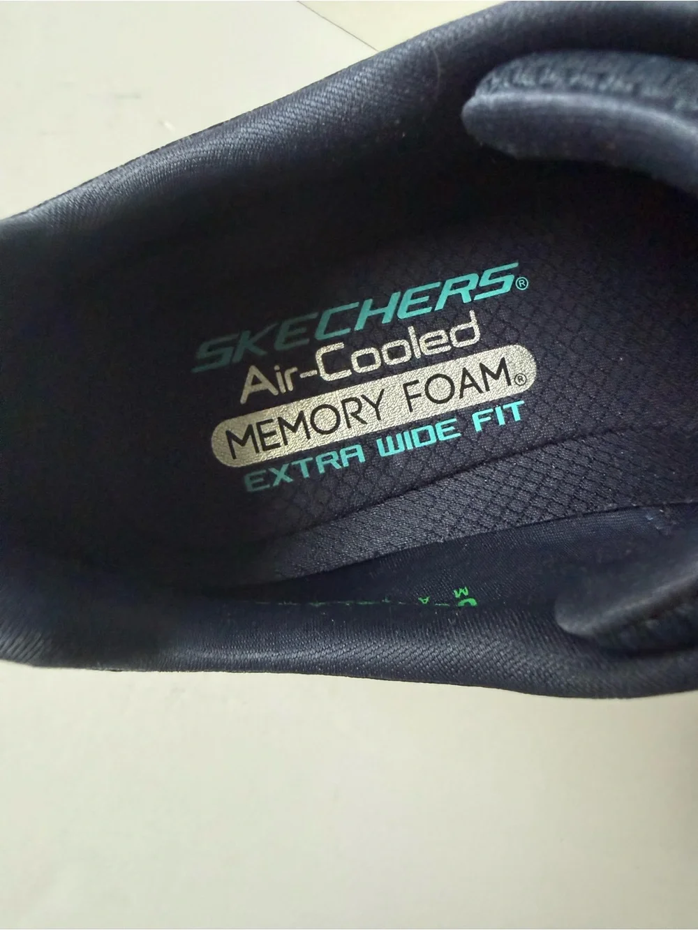 Skechers Edgeride Rekze Sneakers Men’s  9 Extra Wide Fit 232835 Navy White New